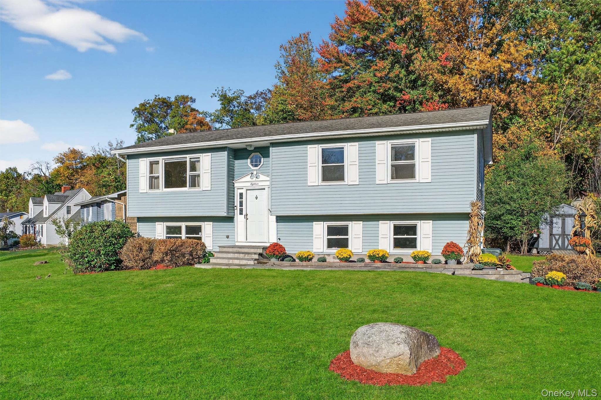 18 Rondack Road Middletown, NY 10941 - Photo 3 of 33 Raised ranch featuring a front lawn, entry steps, and an outbuilding