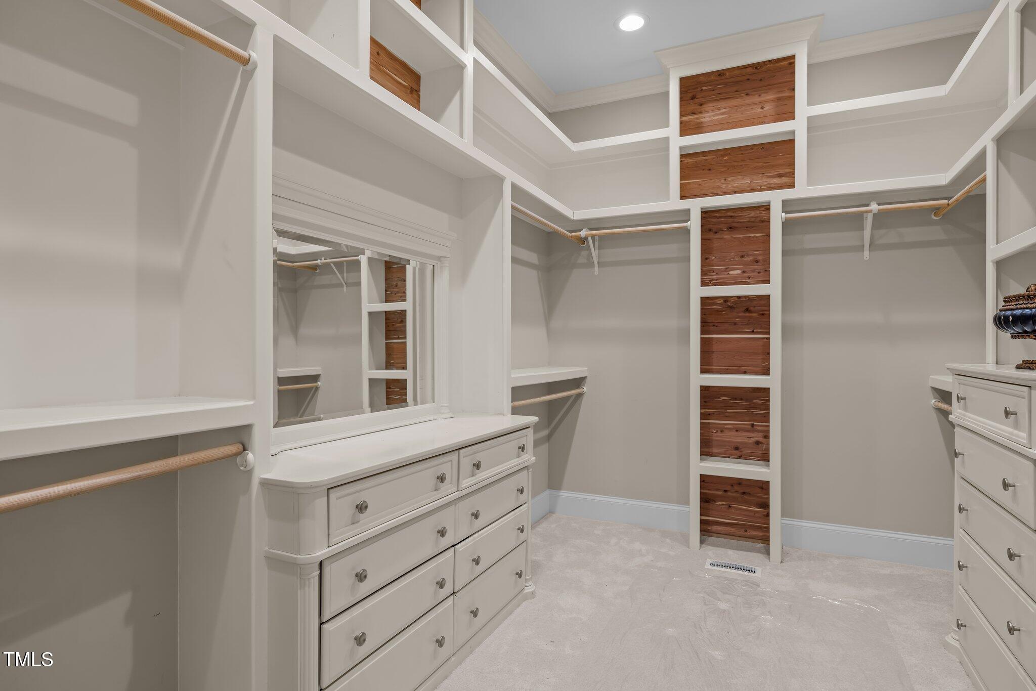 1086 Tender Drive Apex, NC 27502 - Photo 15 of 35 a view of an empty walk in closet