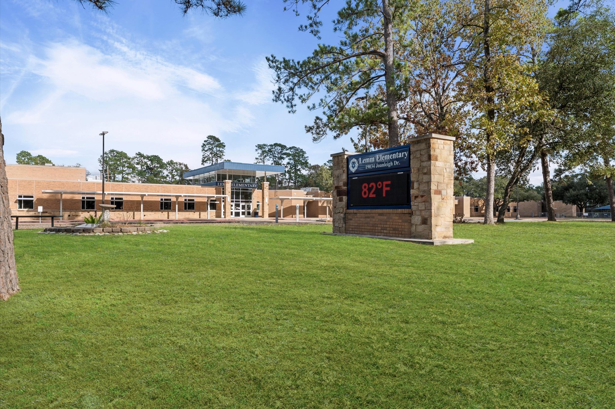 19415 Craigchester Lane Spring, TX 77388 - Photo 28 of 31 a view of a house with a big yard and large trees