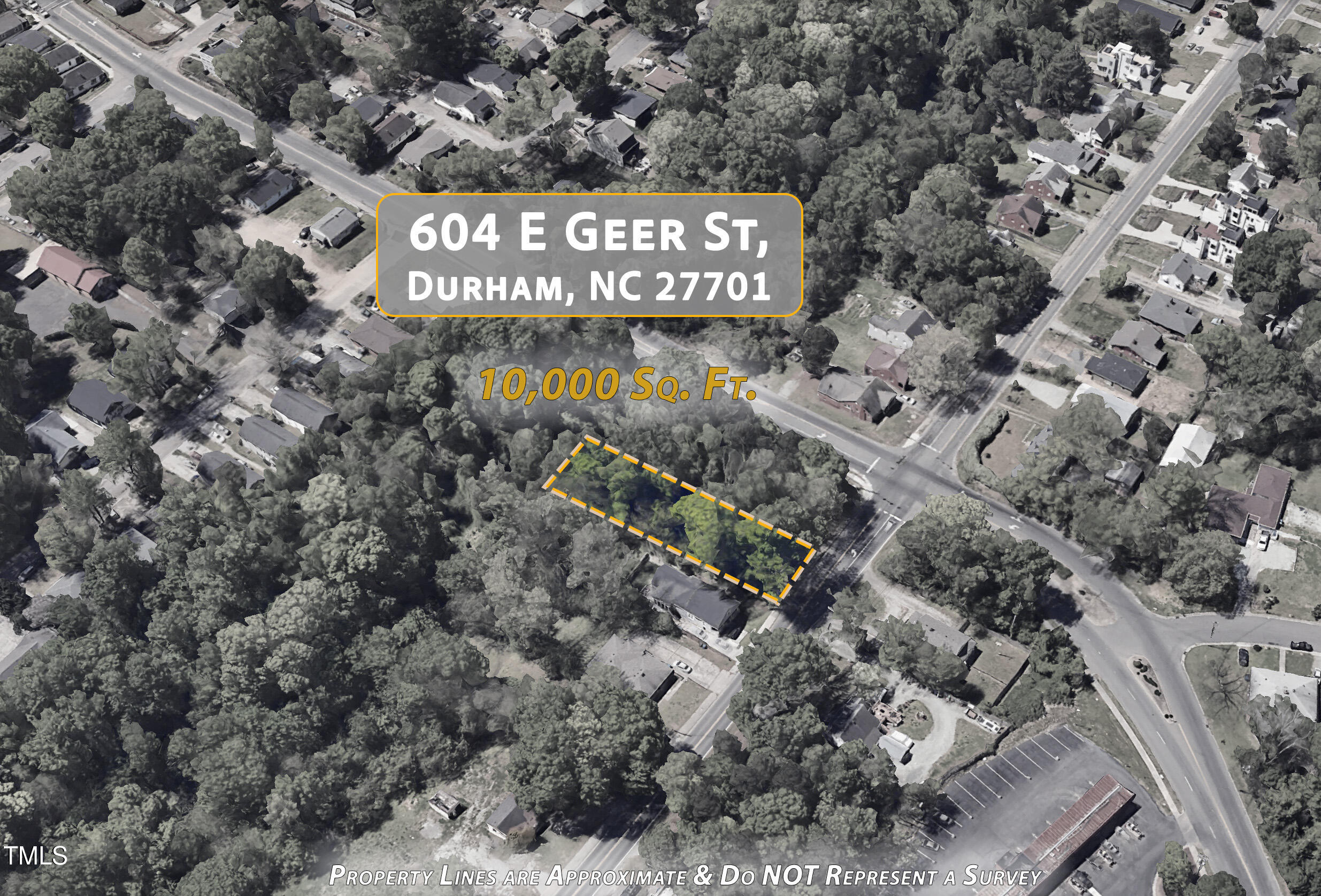 604 East Geer Street Durham, NC 27701 - Photo 3 of 7 a view of a sign under a tree