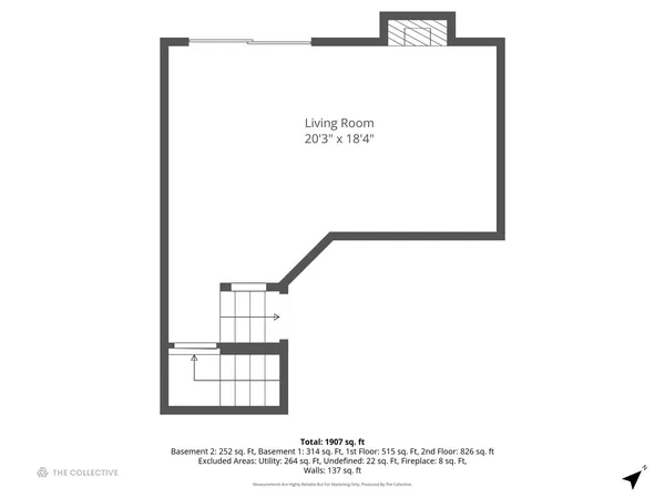 a picture of a room with a floor plan