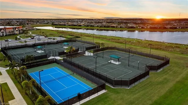 a view of a lake with a mountain view