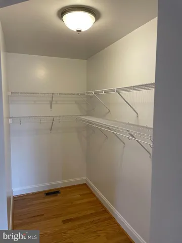 a view of a room with empty racks