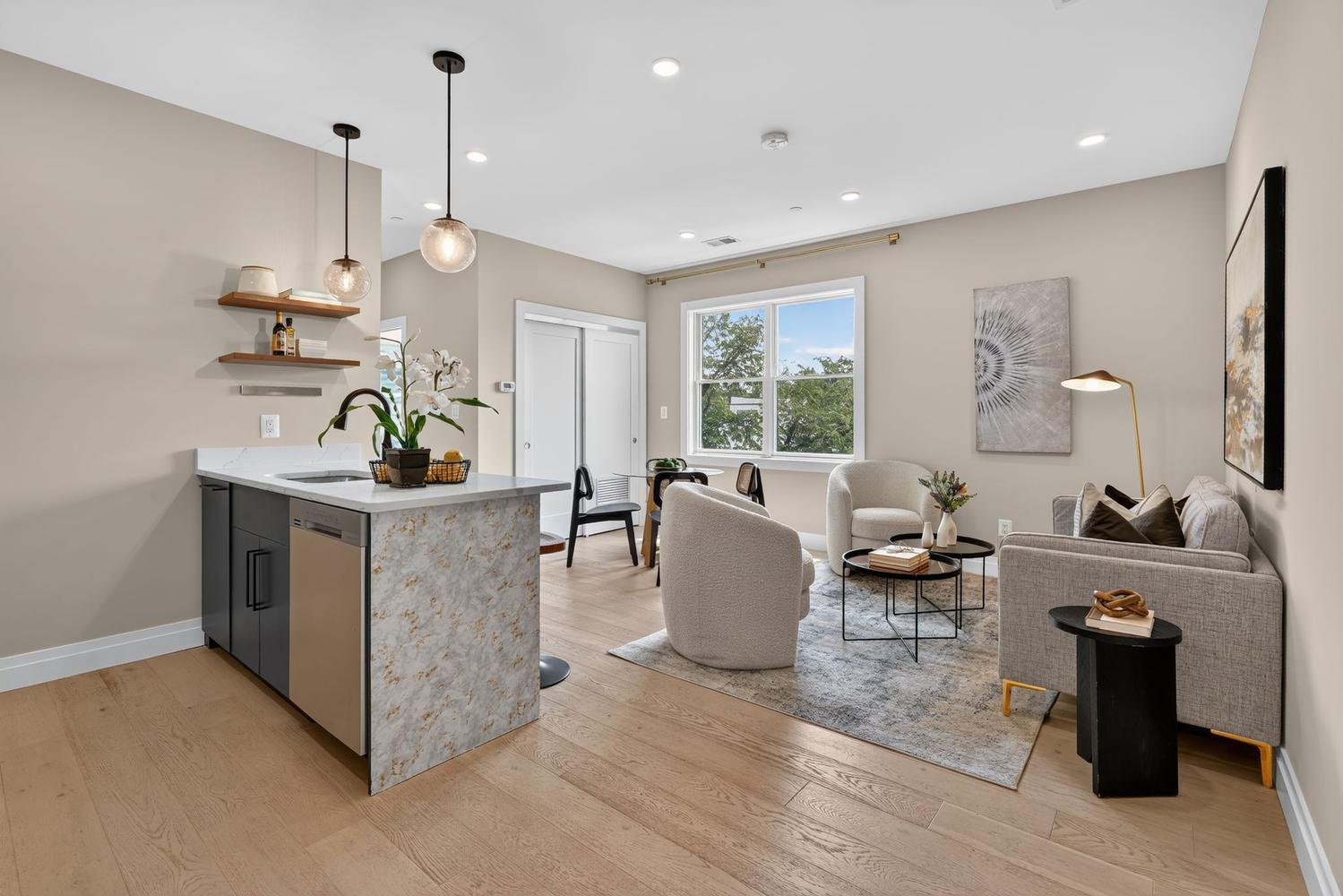 1102 Staples Street Northeast, Unit 301 Washington, DC 20002 - Photo 5 of 23 Modern, bright and open.