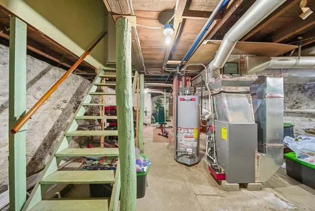 a view of storage and utility room