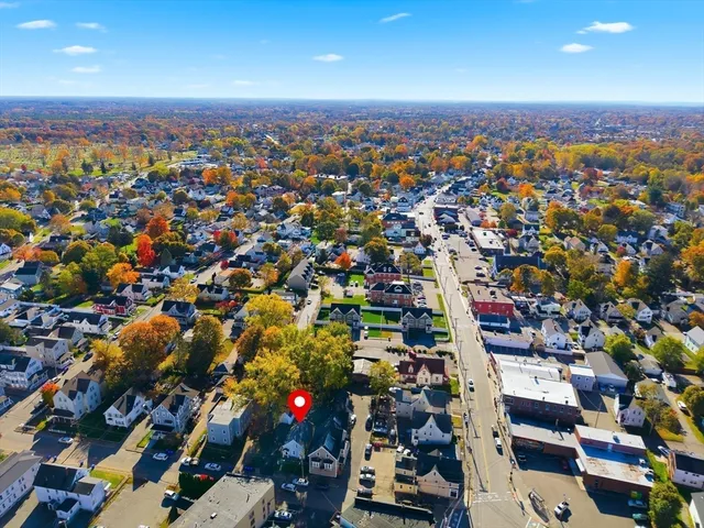 an aerial view of city