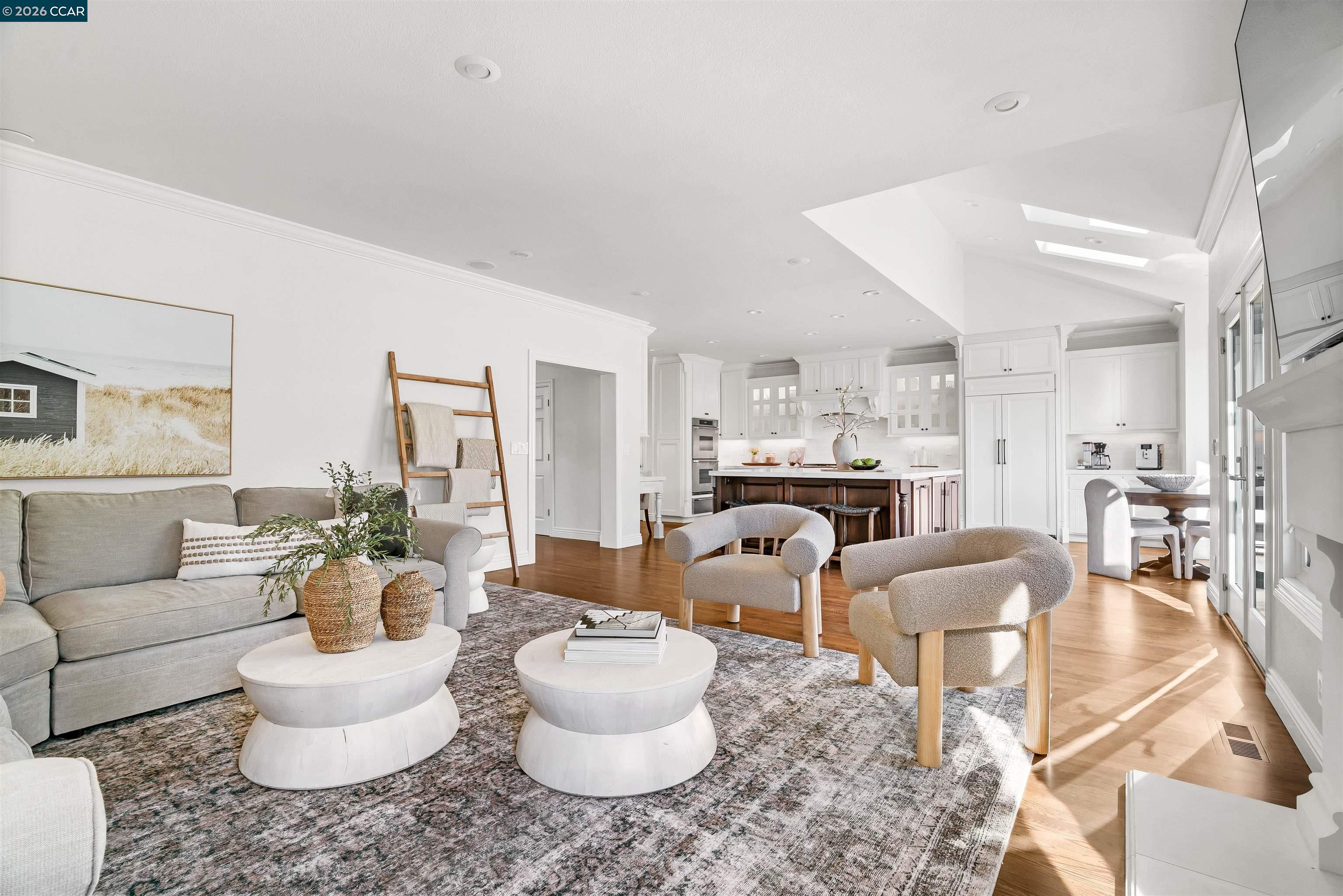138 Sunhaven Road Danville, CA 94506 - Photo 27 of 60 a living room with furniture and a view of kitchen
