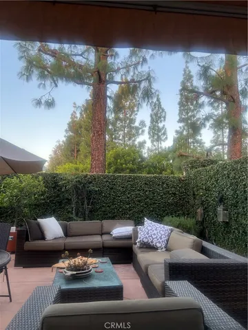 a view of a couches in the roof deck
