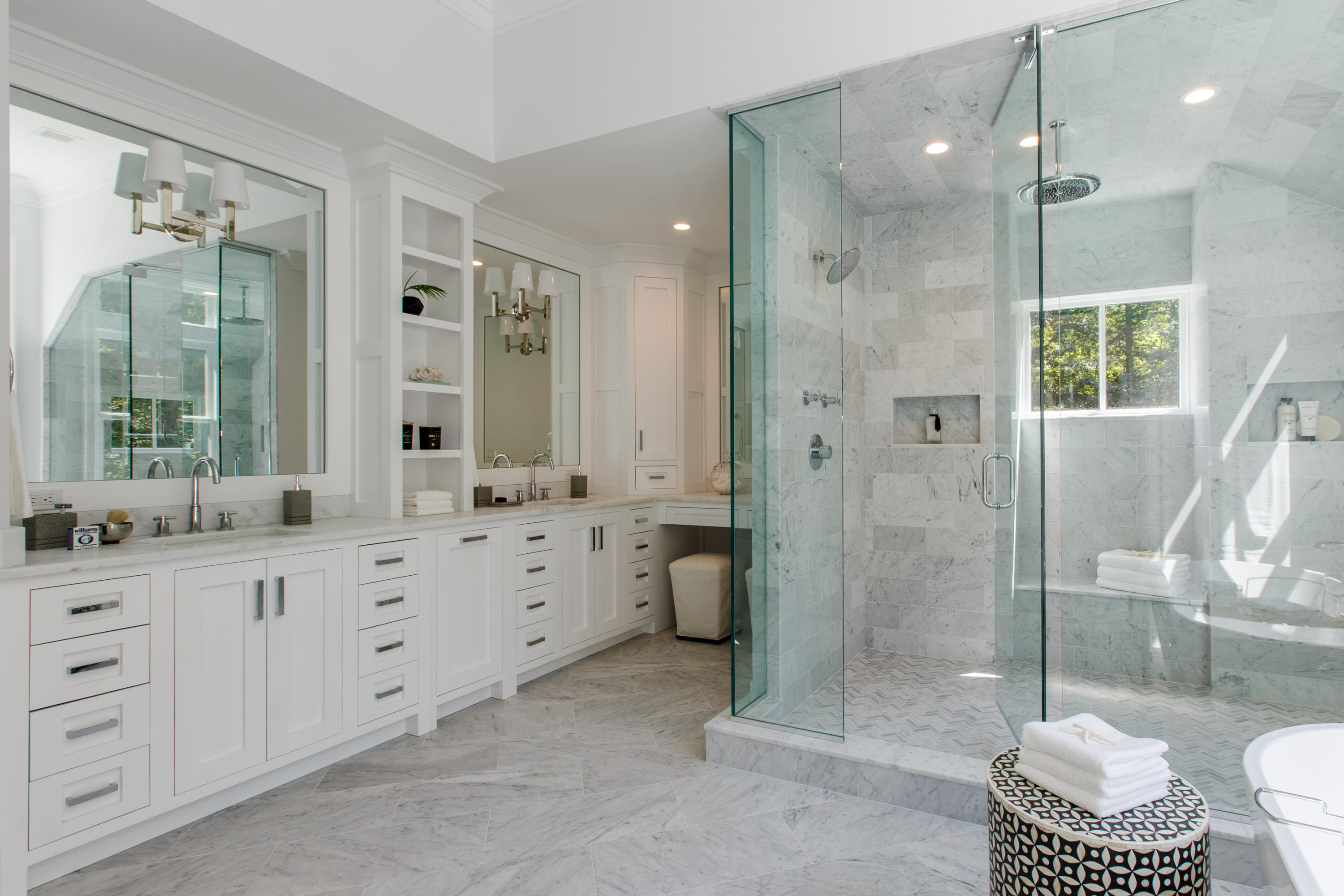 72 Deepwood Road Darien, CT 06820 - Photo 27 of 39 a bathroom with a sink a toilet and shower