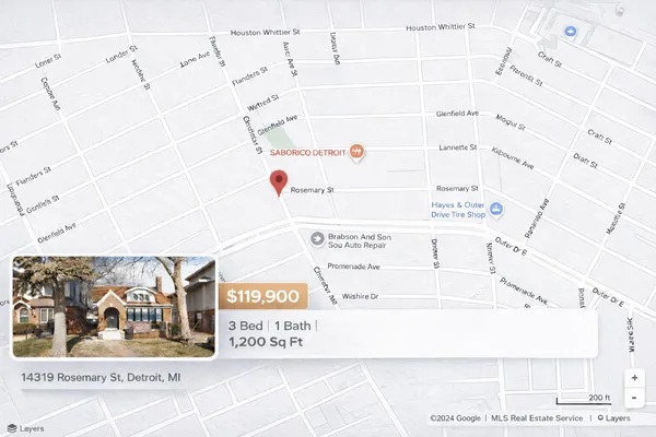 $119,900 | 14319 Rosemary Street, Detroit, MI 48213