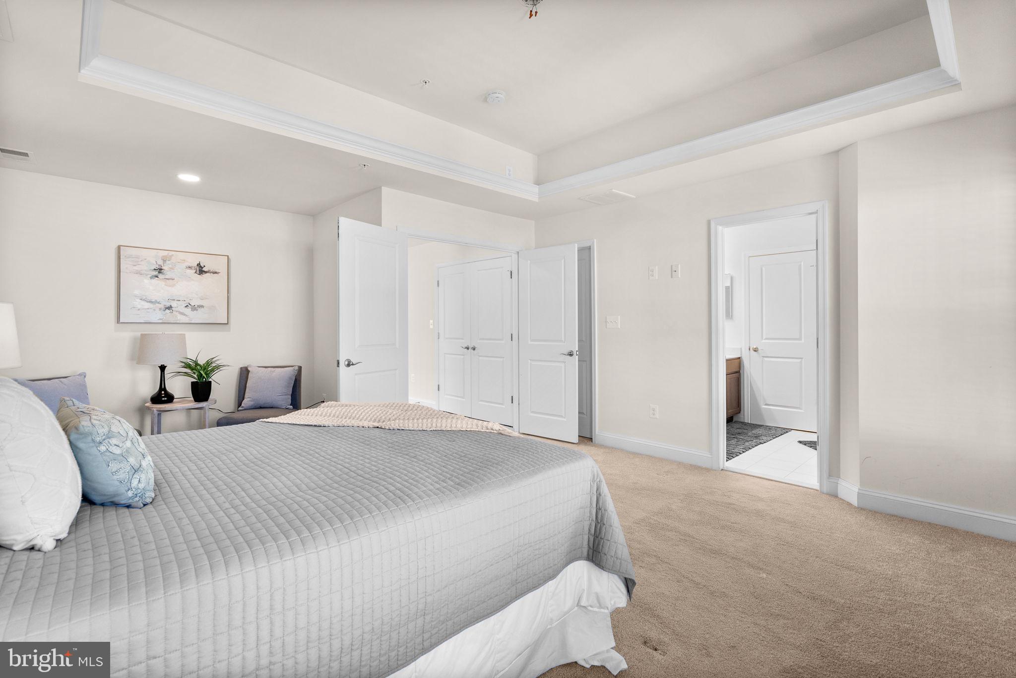 2 Hanover Road Reisterstown, MD 21136 - Photo 15 of 30 a spacious bedroom with a bed and a shower