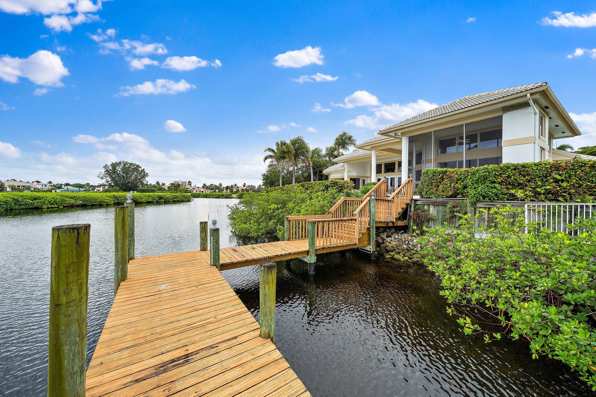 3388 Barrow Island Road Jupiter, FL 33477 - Photo 28 of 59 Looking back up to house