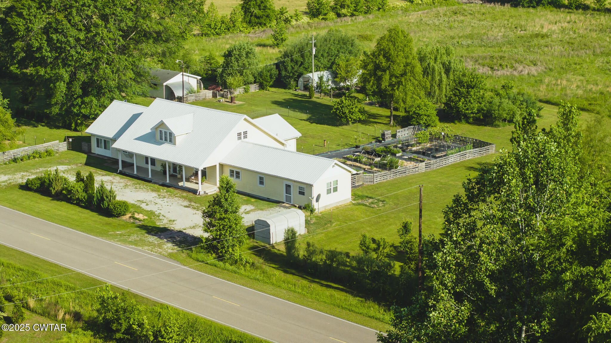 1461 Bynum Road Dresden, TN 38225 - Photo 2 of 60 an aerial view of a house with a yard