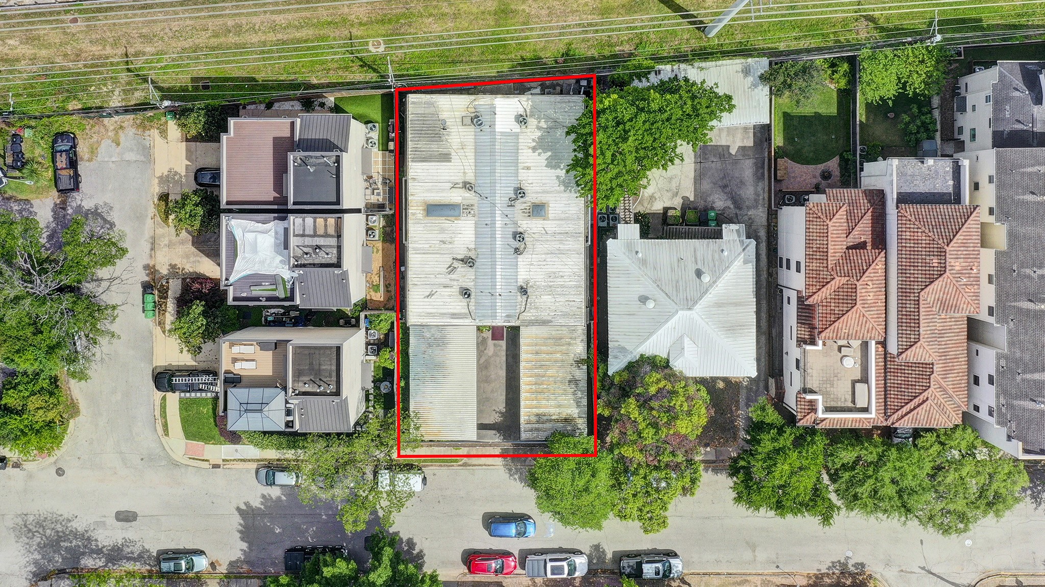 1122 Autrey Street, Unit 5 Houston, TX 77006 - Photo 21 of 32 an aerial view of multiple house