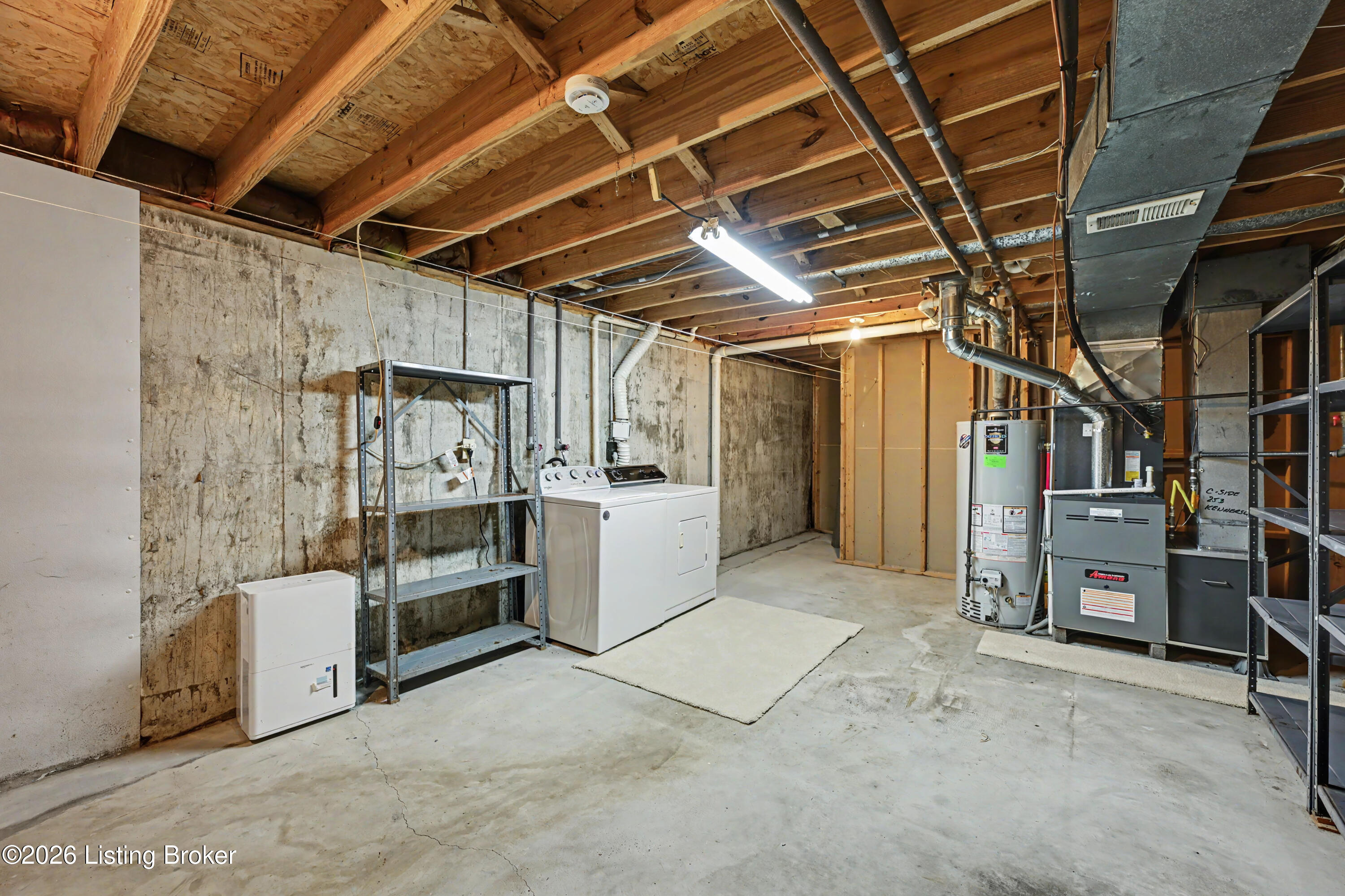 8911 Acushnet Road Louisville, KY 40242 - Photo 23 of 44 Basement - Laundry & Storage