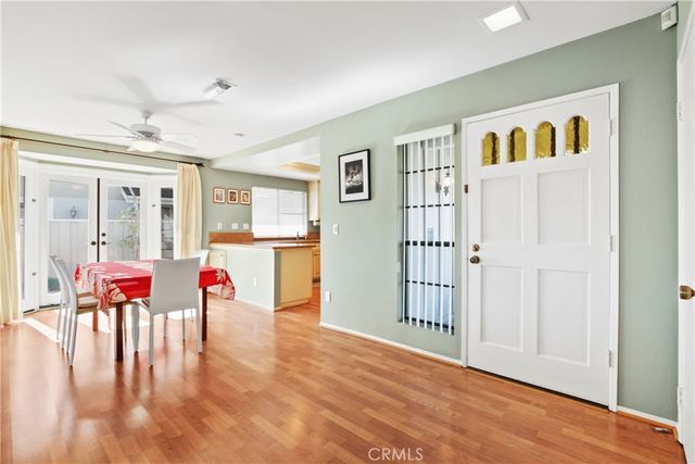 a view of livingroom with furniture and wooden floor