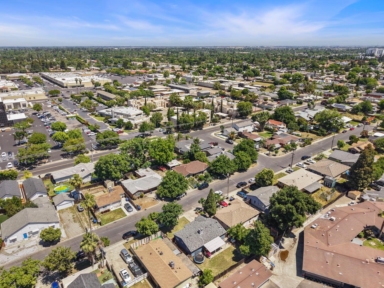 152 Drake Avenue Modesto, CA 95350 - Photo 50 of 52 an aerial view of residential houses with outdoor space