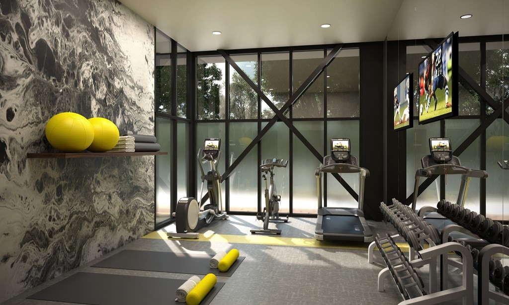 30 Penniman Road, Unit 307 Boston, MA 02134 - Photo 7 of 10 a view of gym equipment and window