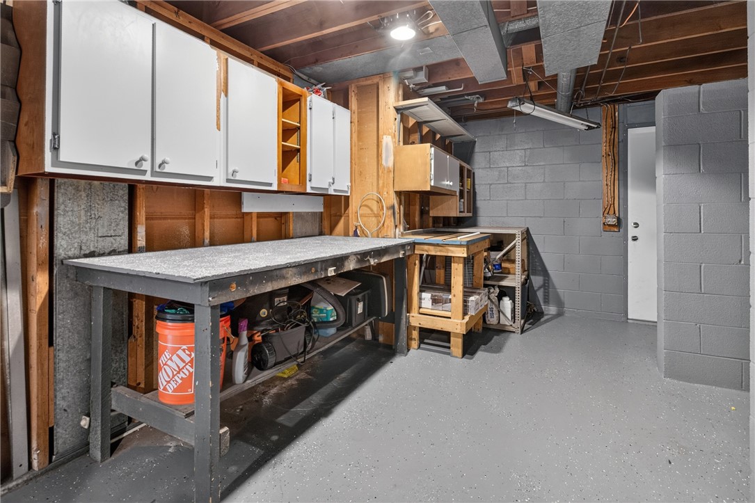 50 Heather Drive Rochester, NY 14625 - Photo 25 of 31 A great workshop space in the basement for all your hobbies