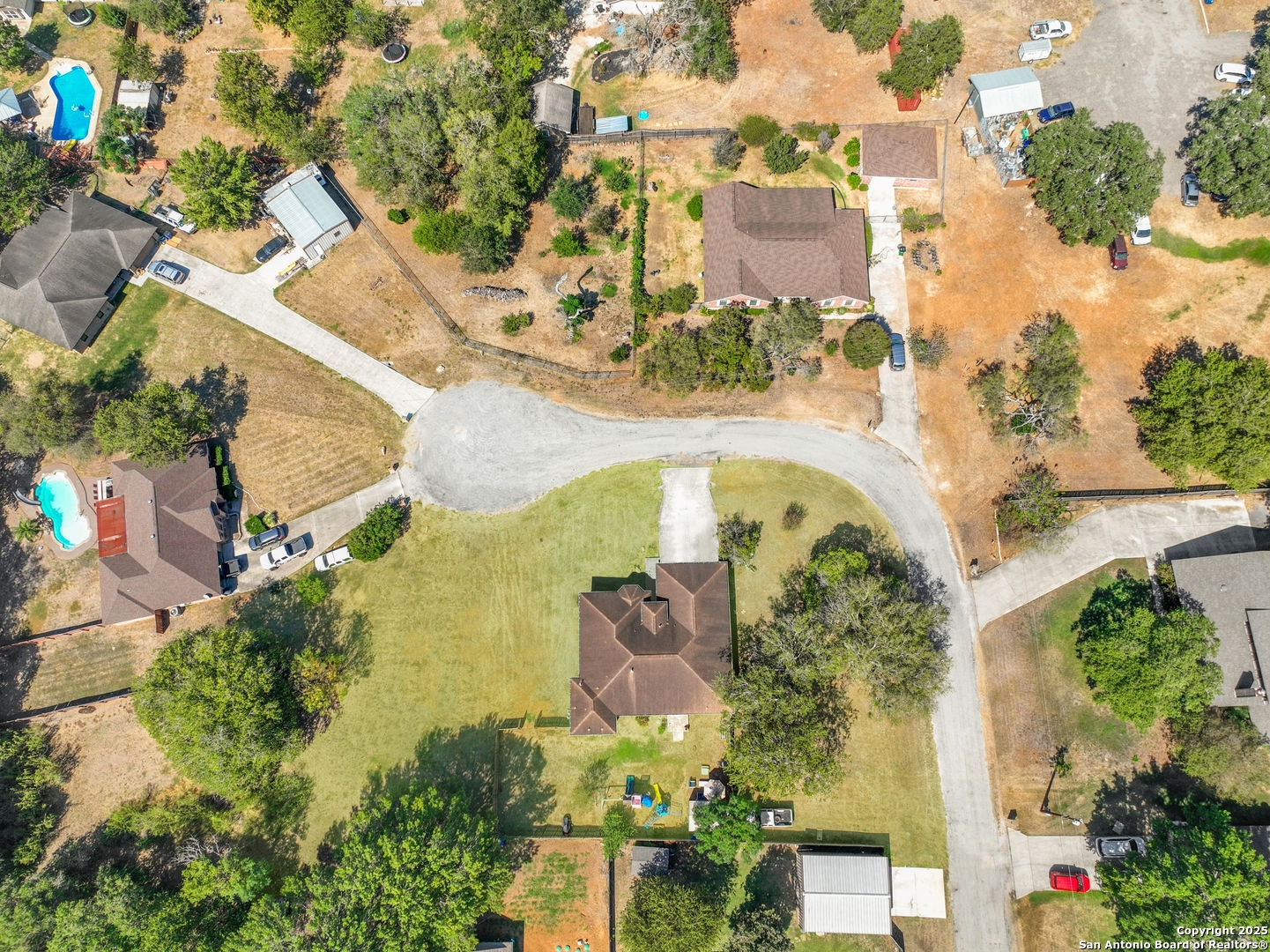 118 Santa Fe Seguin, TX 78155 - Photo 39 of 44 an aerial view of a house with a garden