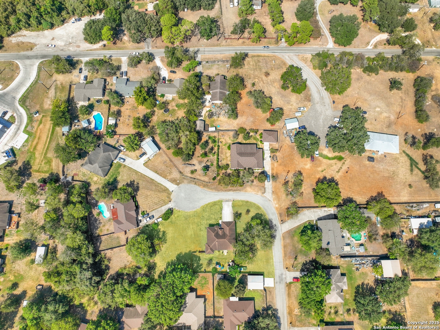 118 Santa Fe Seguin, TX 78155 - Photo 41 of 44 an aerial view of residential house with an outdoor space