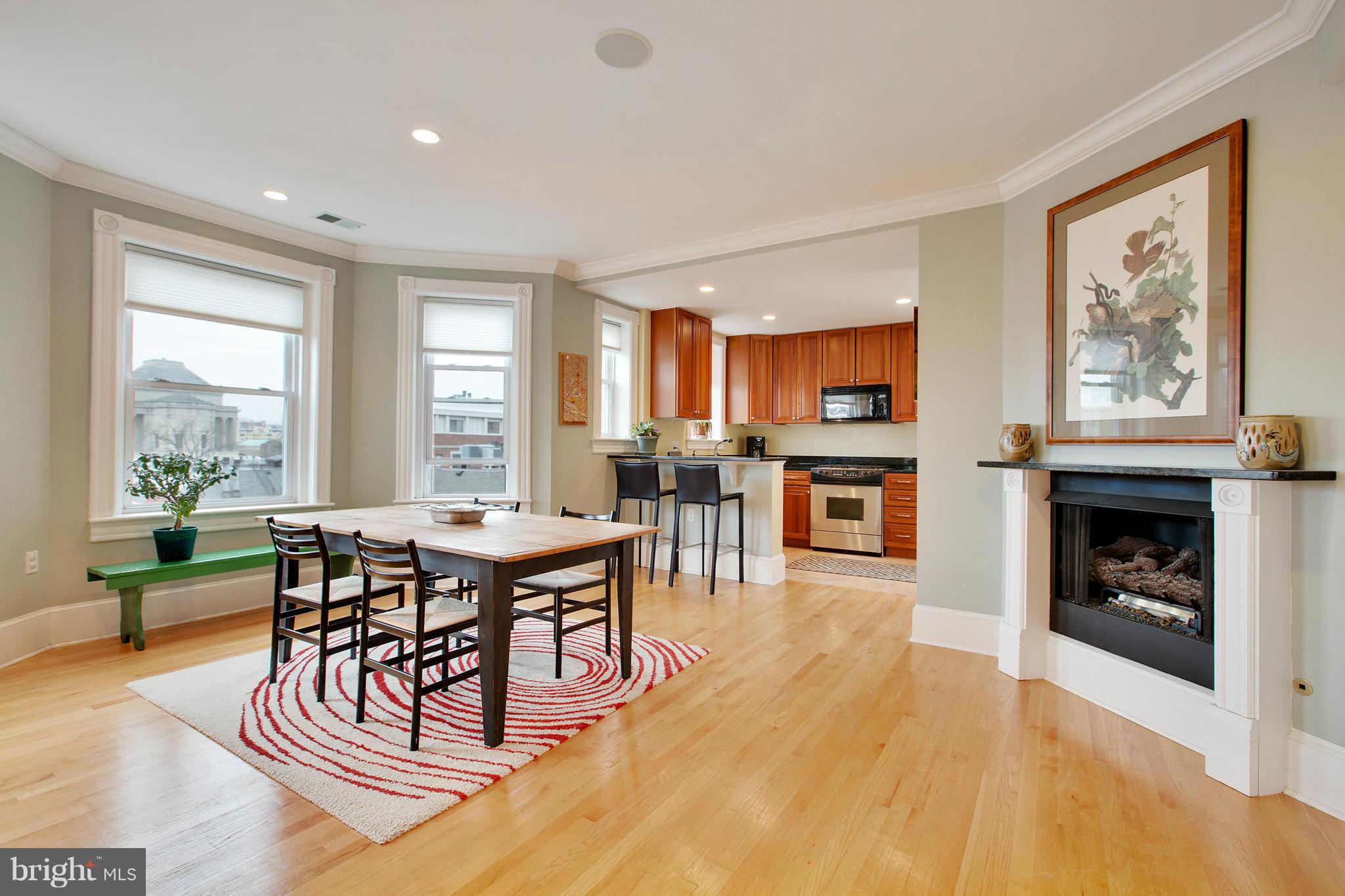 1423 R Street Northwest, Unit 404 Washington, DC 20009 - Photo 7 of 26 Open Concept Dining Room