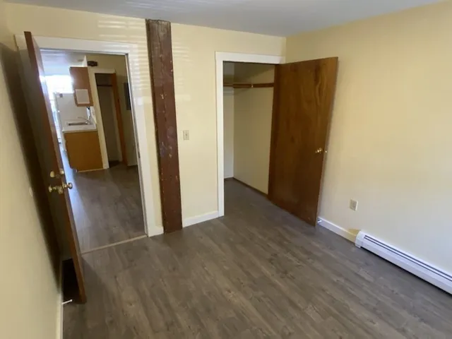 wooden floor in a gallery