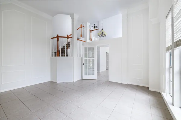 a view of a interior in the house