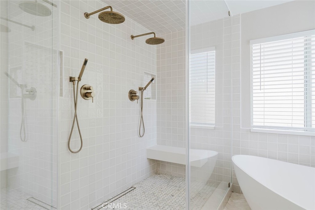 32480 The Old Road Castaic, CA 91384 - Photo 47 of 68 a bathroom with a bath tub with a shower