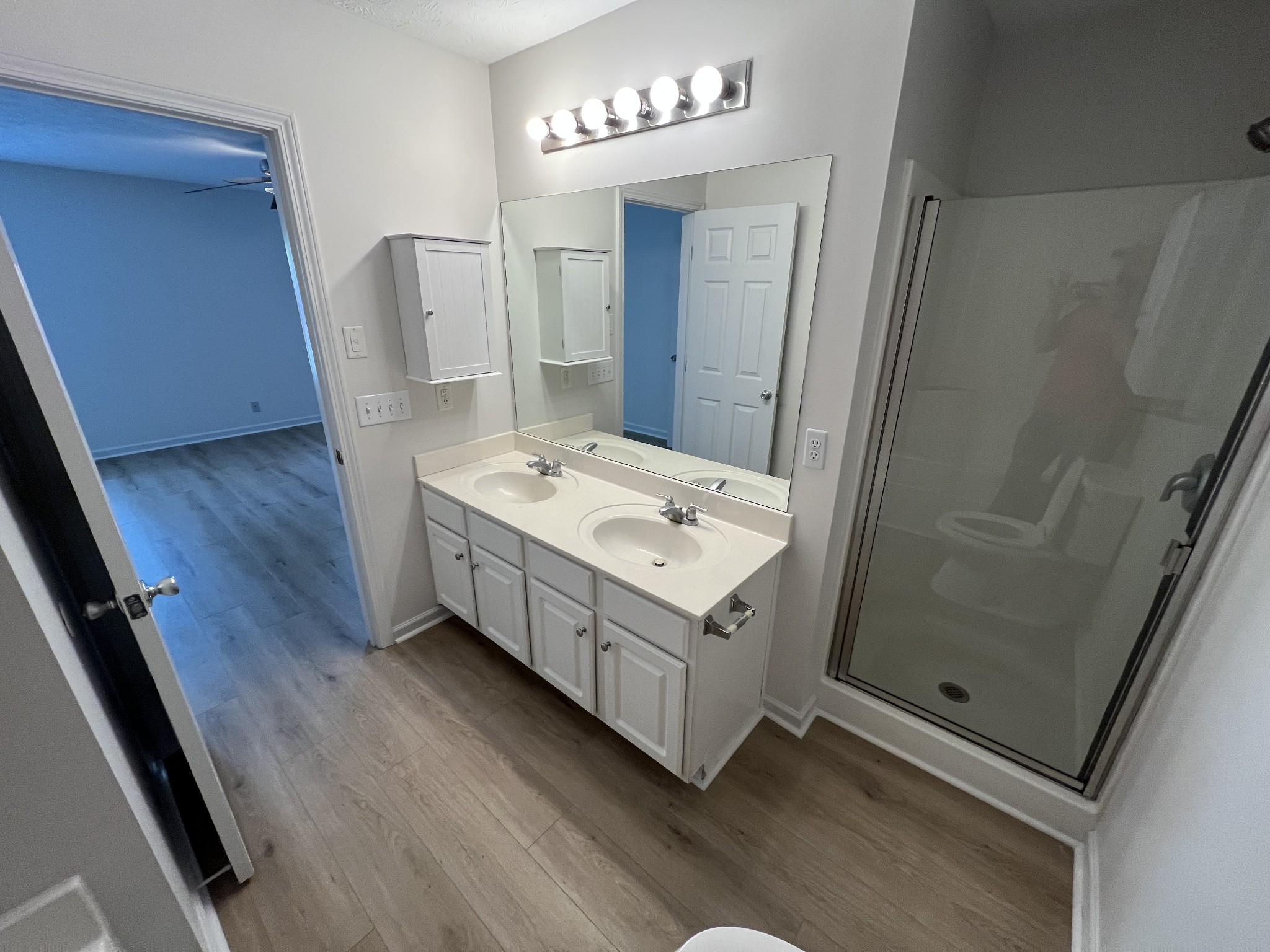 3965 Stephens Ridge Way Antioch, TN 37013 - Photo 9 of 17 a bathroom with a sink a mirror and vanity