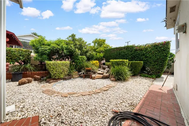 a front view of a house with patio