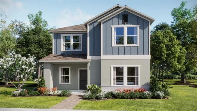 front view of house with a yard