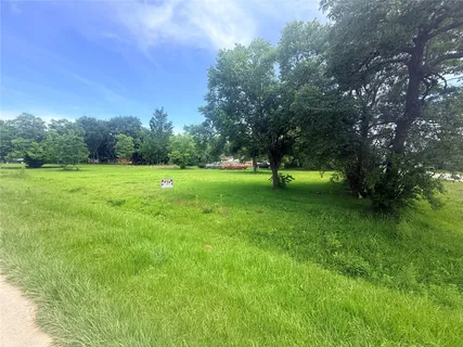 a view of field with grass and trees