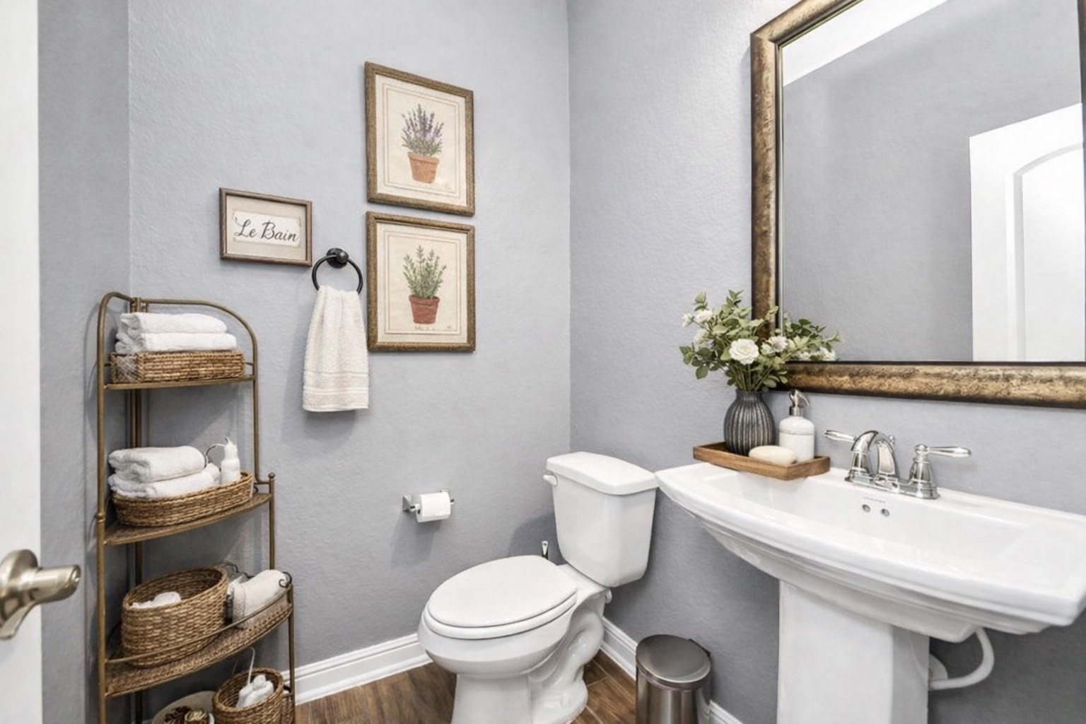 24523 Eucalyptus Way Spring, TX 77373 - Photo 24 of 32 Virtually Staged Powder Bath