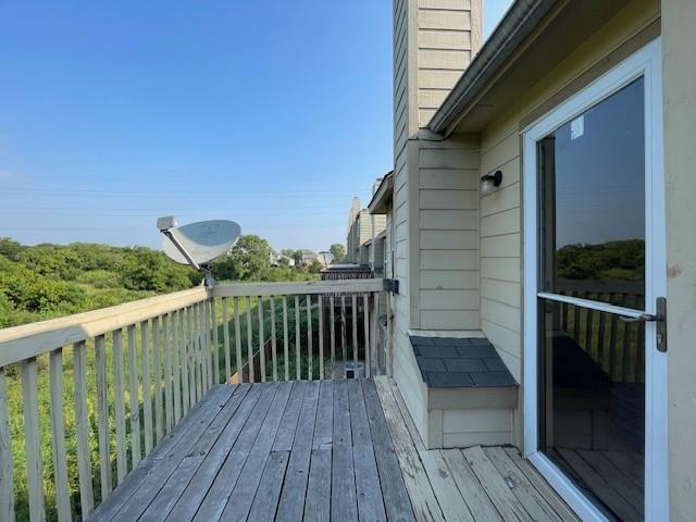 3953 Vista Mar Drive Fort Worth, TX 76040 - Photo 25 of 26 a view of balcony with wooden floor and fence