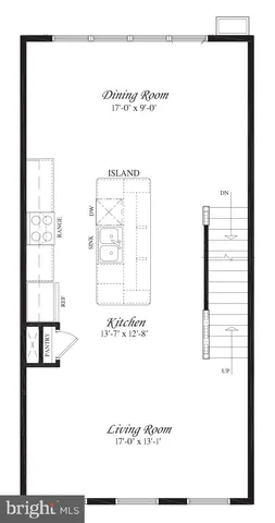 a large kitchen with a table and chairs in it