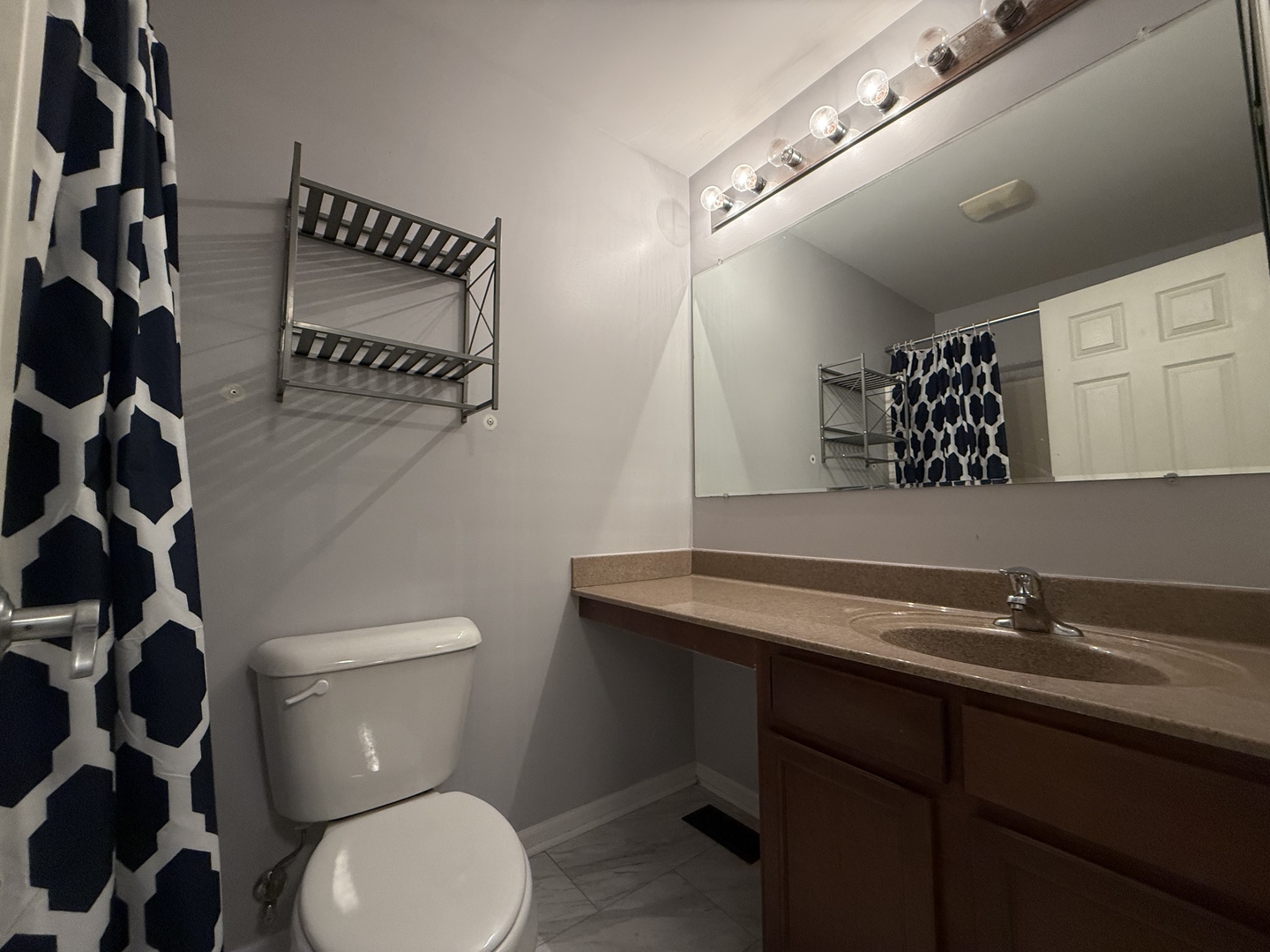 433 Acushnet Street, Unit 433 Elgin, IL 60124 - Photo 25 of 37 a bathroom with a sink a toilet and a mirror