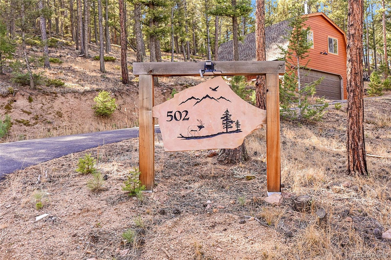 502 County Road 1034 Bailey, CO 80421 - Photo 4 of 20 a view of a street sign of the house