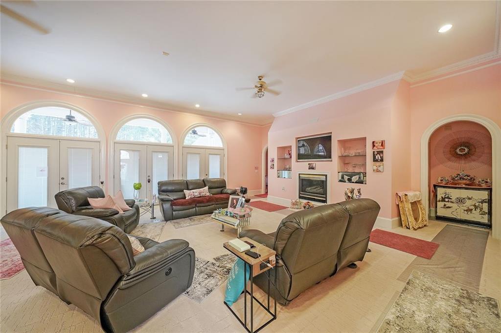 1827 Poplar Springs Road Hiram, GA 30141 - Photo 18 of 45 a living room with furniture and wooden floor
