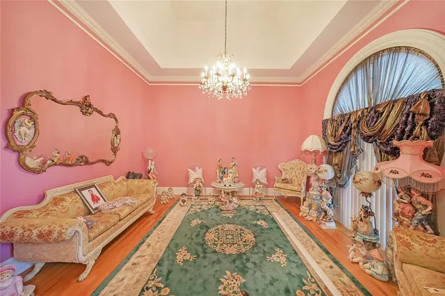 a very nice looking room with a large window