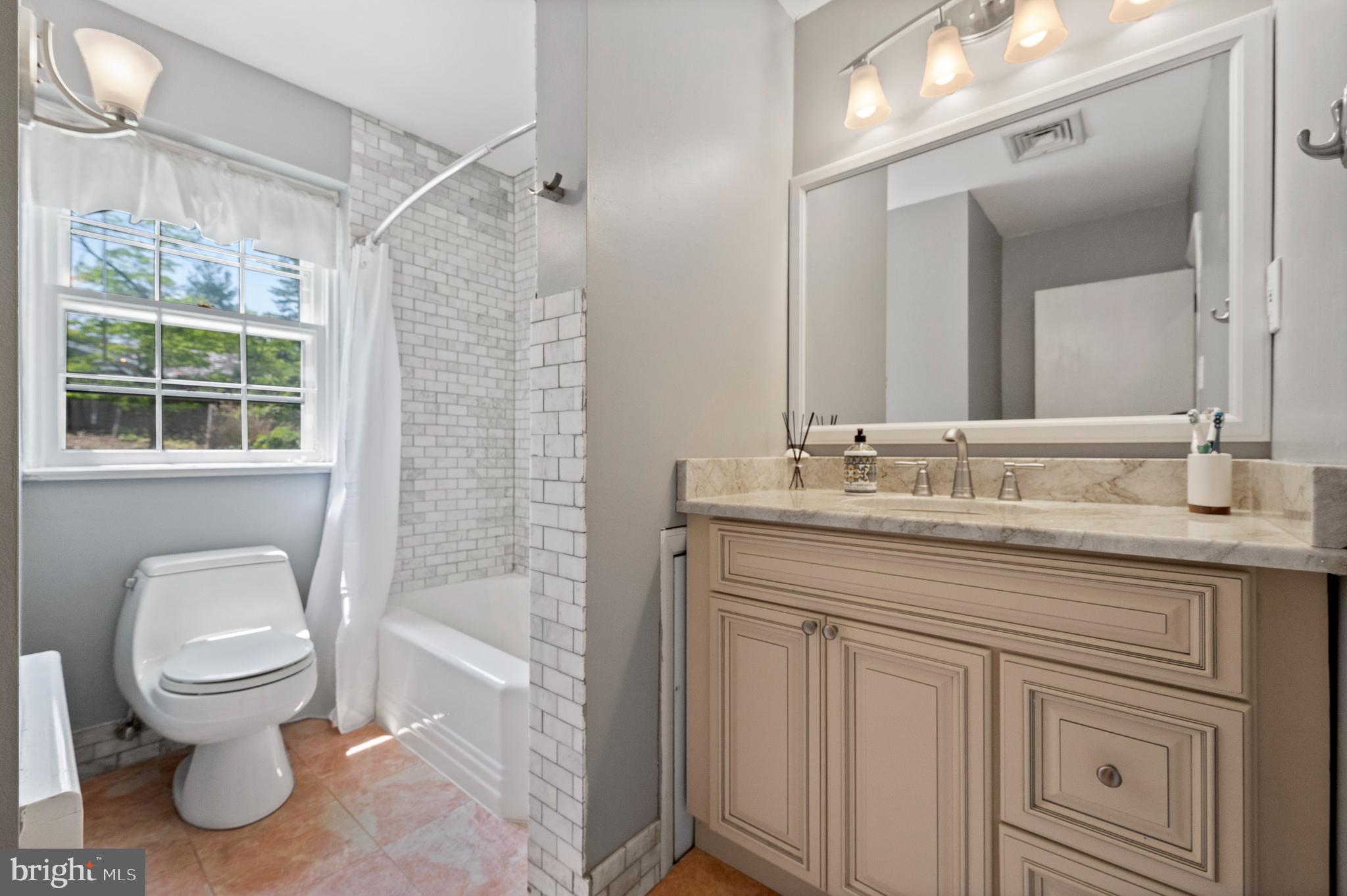 761 Mt Moro Road Villanova, PA 19085 - Photo 27 of 28 Full Hall Bathroom with a tub.