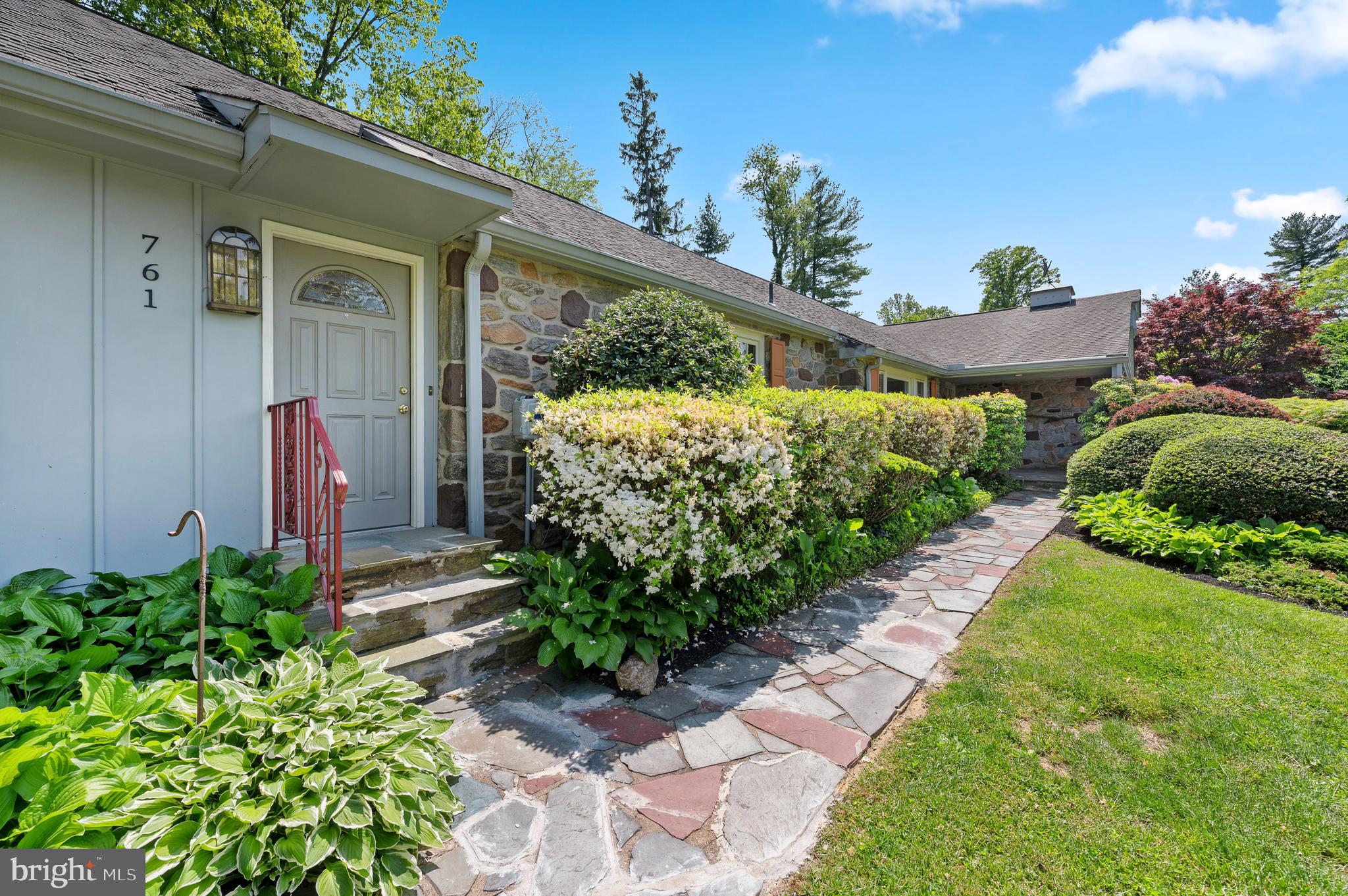 761 Mt Moro Road Villanova, PA 19085 - Photo 6 of 28 Front Walk Way