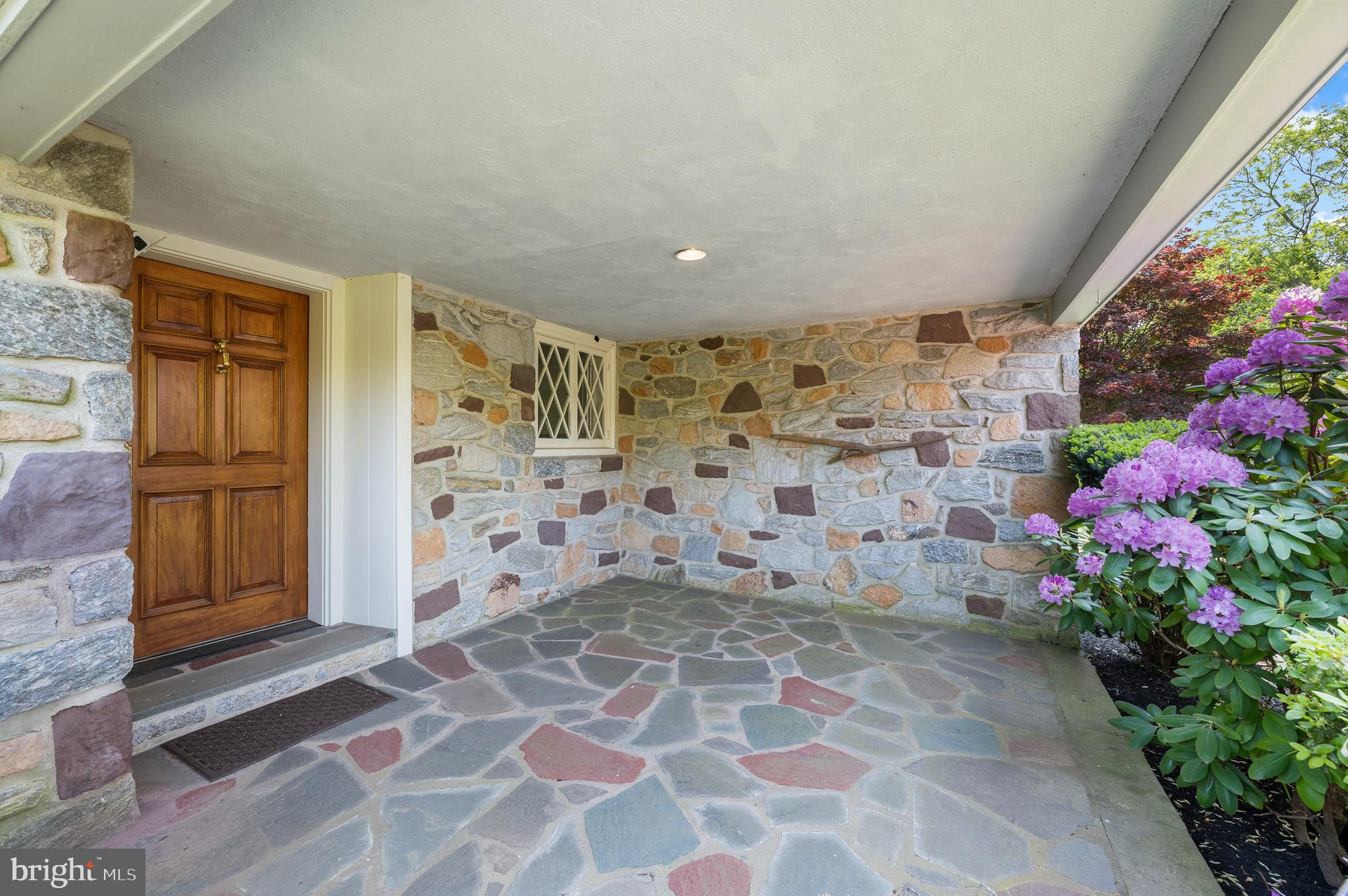 761 Mt Moro Road Villanova, PA 19085 - Photo 7 of 28 Beautiful stone covered Front Entry
