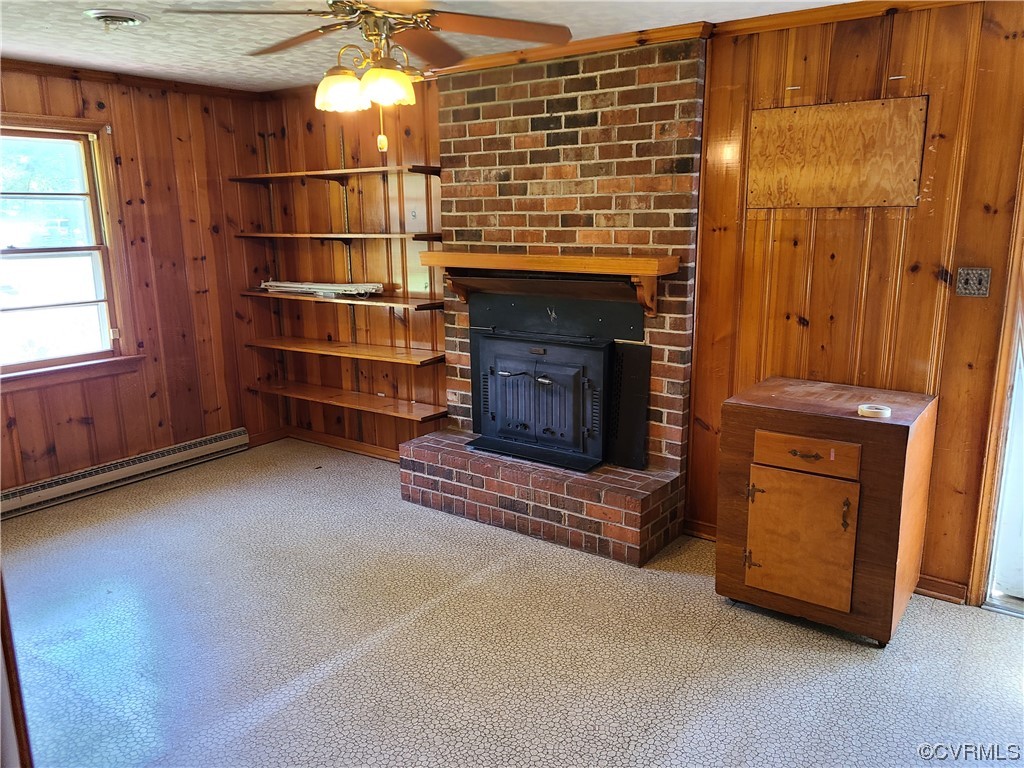 1120 Dotson Road Henrico, VA 23231 - Photo 12 of 27 Family room, wood burning fireplace and insert