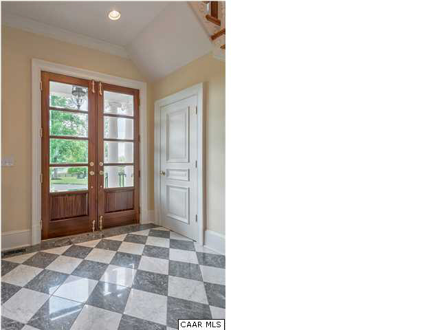2000 Red Hill Road Charlottesville, VA 22903 - Photo 4 of 43 Gorgeous marble flooring and stunning mountain views through the magnificent mahogany front doors with beveled glass. 8' doors on entire 1st floor with Baldwin brass hardware, architectural series Pella windows.