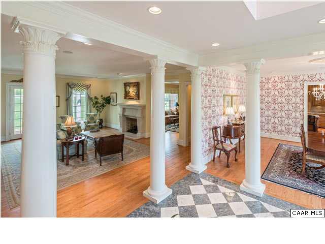 2000 Red Hill Road Charlottesville, VA 22903 - Photo 5 of 43 Grand 2-story entrance foyer w/marble flooring and elegant columns. Open to formal dining room & formal living room