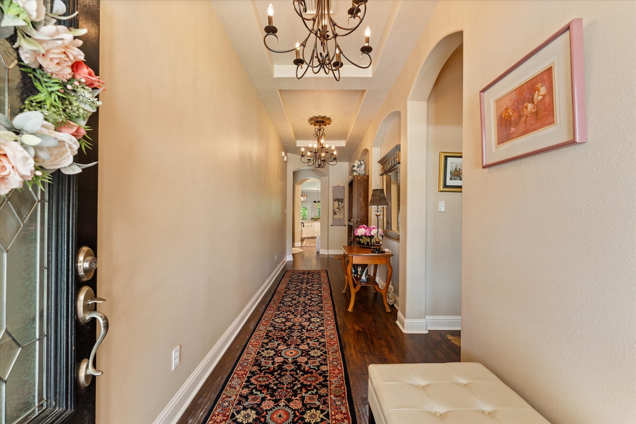 19039 Panther Peak Spring, TX 77388 - Photo 6 of 49 a view of a hallway with a flower pot