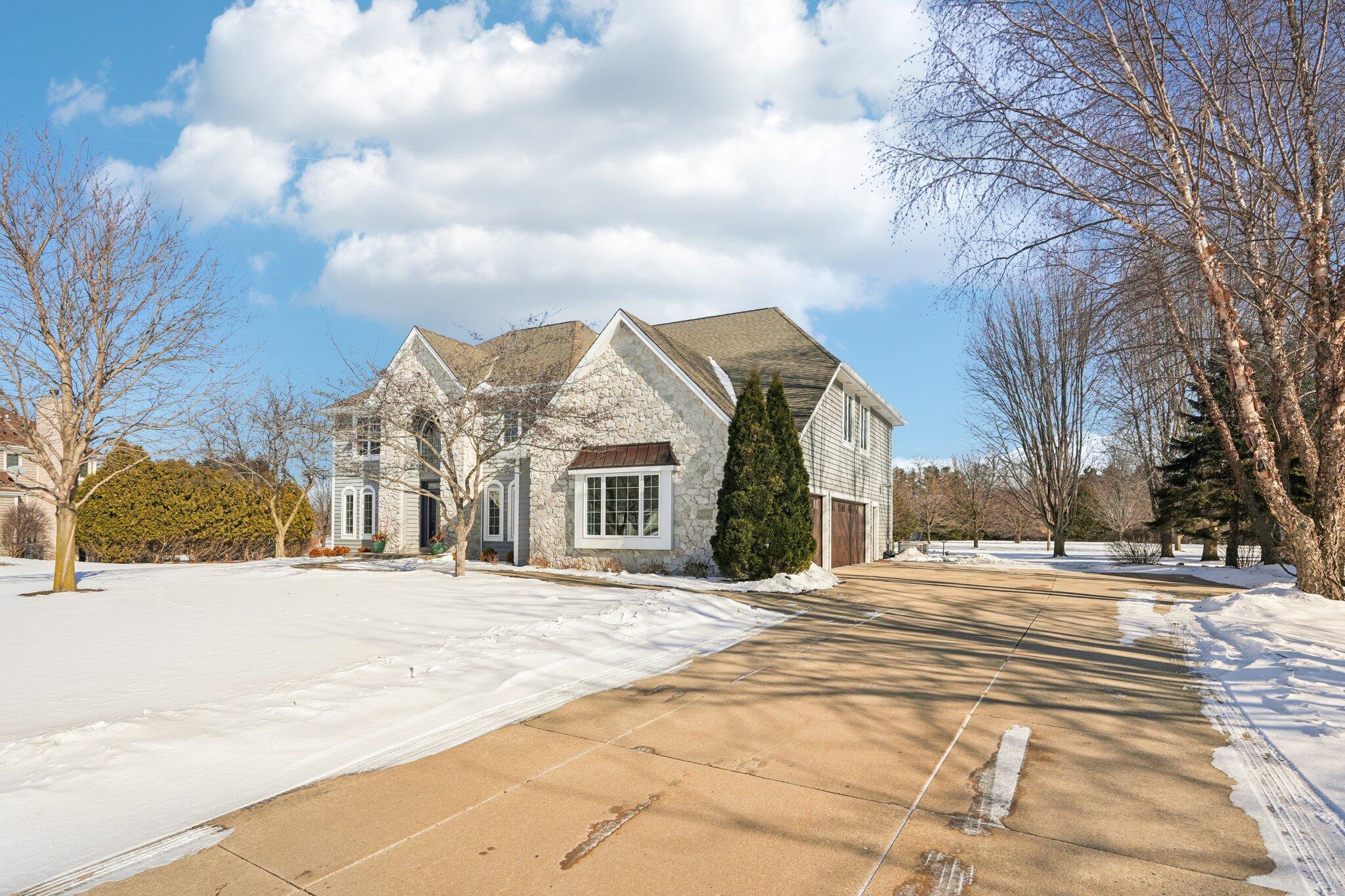 W331N3460 Maplewood Road Nashotah, WI 53058 - Photo 7 of 78 Drive leading to 3.5 car heated garage