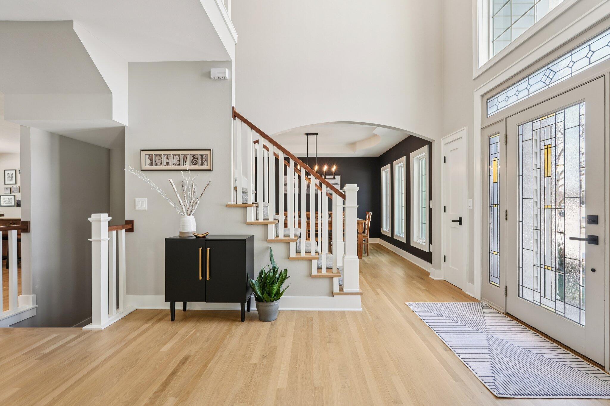 W331N3460 Maplewood Road Nashotah, WI 53058 - Photo 11 of 78 Generous foyer with white oak flooring