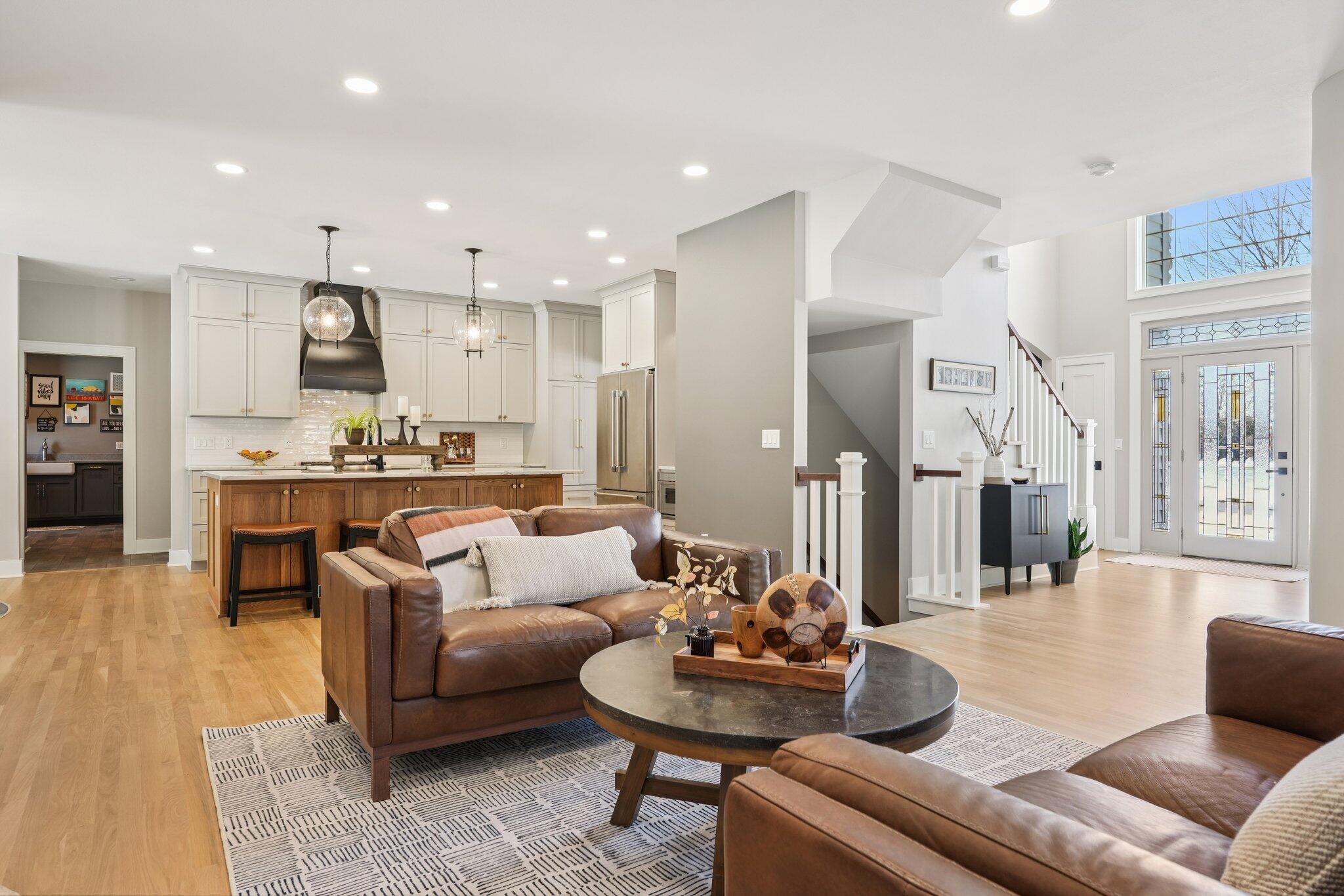 W331N3460 Maplewood Road Nashotah, WI 53058 - Photo 18 of 78 Living room is open to foyer and kitchen